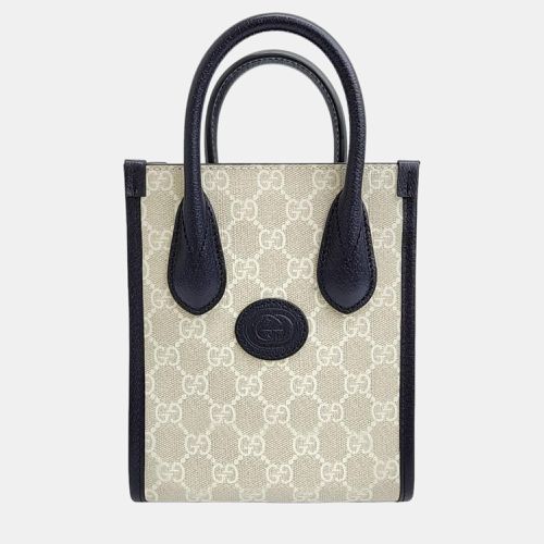 White/ GG Ophidia mini tote bag - Gucci - Modalova