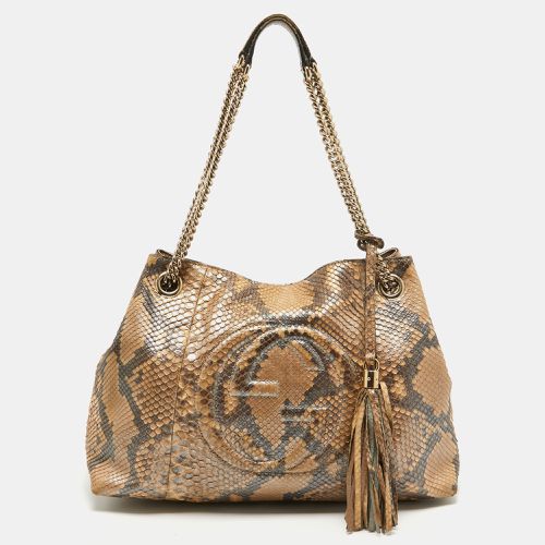 Python Medium Chain Soho Shoulder Bag - Gucci - Modalova