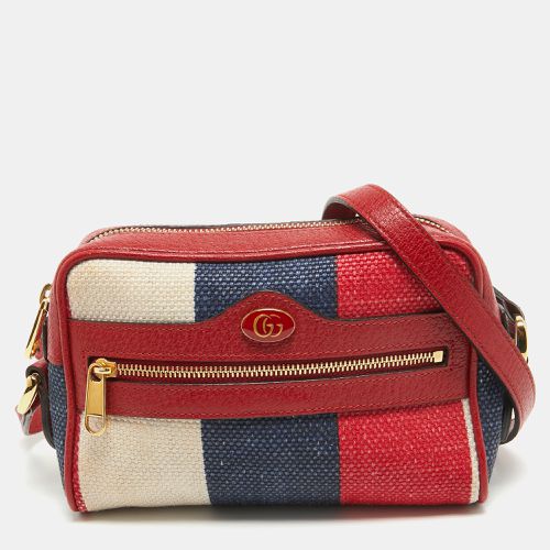 Canvas and Leather Mini Ophidia Crossbody Bag - Gucci - Modalova