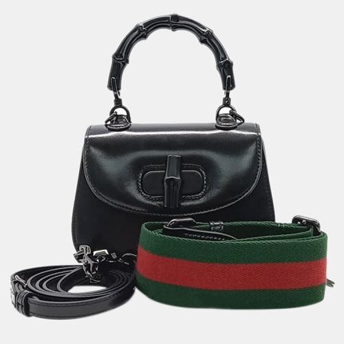 Leather Mini Bamboo 1947 Handle Bag - Gucci - Modalova