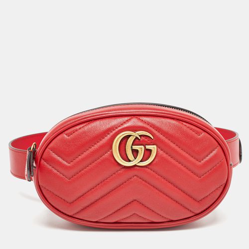 Matelassé Leather Mini GG Marmont Belt Bag - Gucci - Modalova