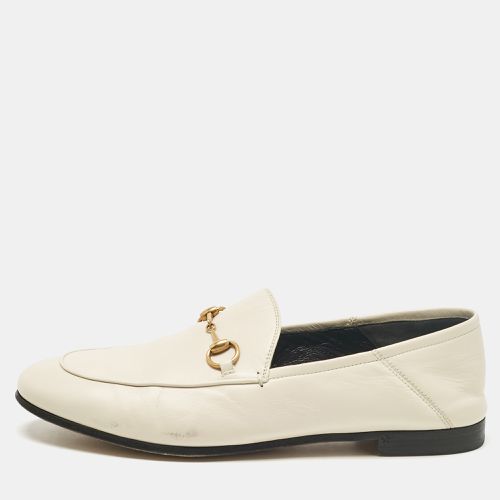 Off Leather Jordaan Loafers Size 39 - Gucci - Modalova