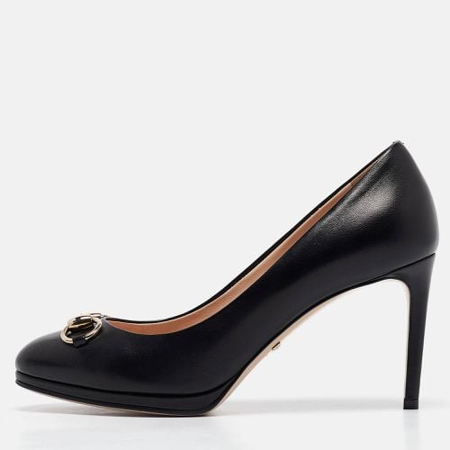 Leather Jolene Pumps Size 37.5 - Gucci - Modalova