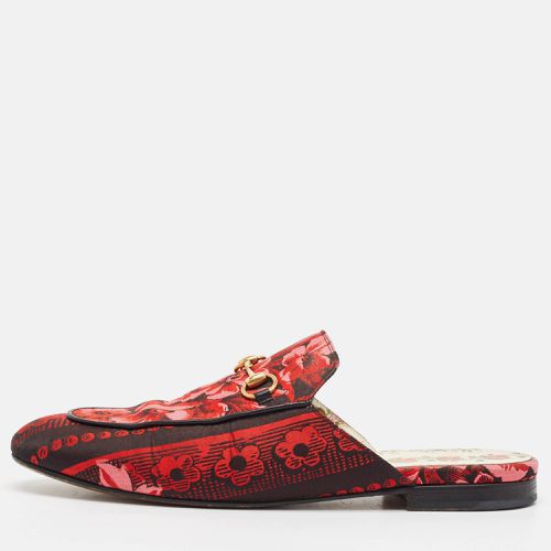 Floral Jacquard Princetown Flat Mules Size 41 - Gucci - Modalova