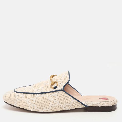 Cotton Knit Crochet Princetown Mules Size 41 - Gucci - Modalova