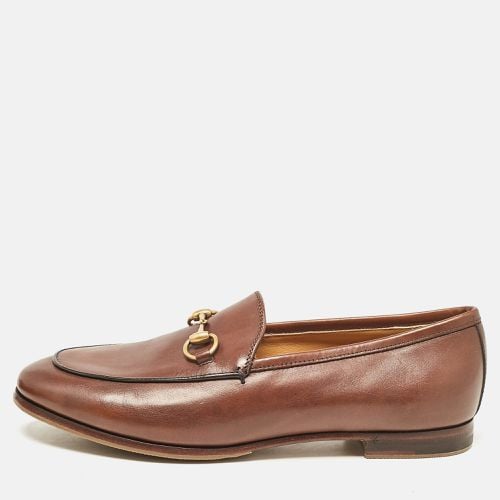 Leather Horsebit Loafers Size 36.5 - Gucci - Modalova