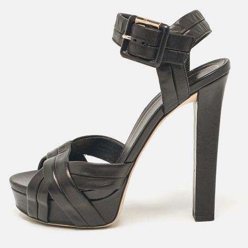 Leather Ankle Strap Sandals Size 38 - Gucci - Modalova