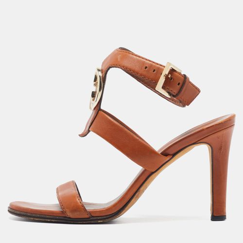 Leather Ankle Strap Sandals Size 37 - Gucci - Modalova