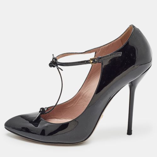 Patent Leather Beverly T Strap Pumps Size 39 - Gucci - Modalova