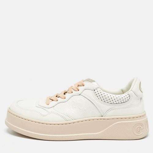 Leather GG Low Top Sneakers Size 38 - Gucci - Modalova