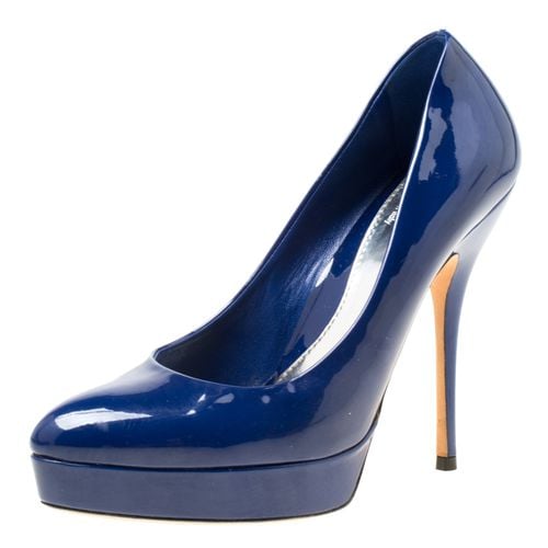 Patent Leather Platform Pumps Size 36.5 - Gucci - Modalova