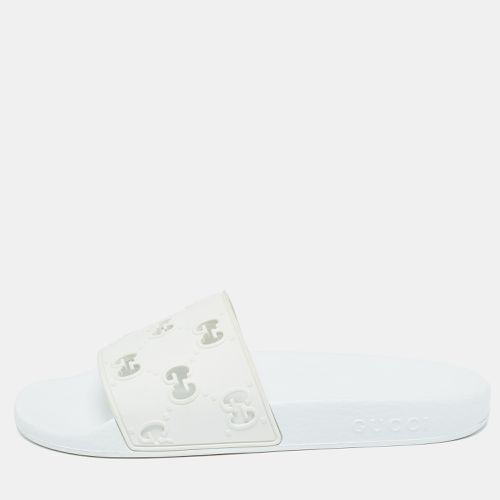 Rubber Flat Slides Size 39 - Gucci - Modalova