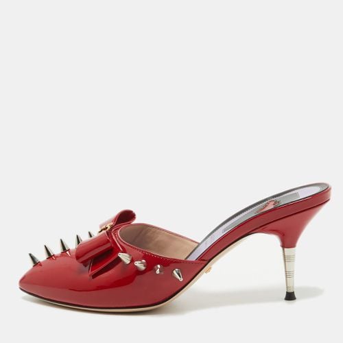 Patent Leather Sadie Mules Size 37.5 - Gucci - Modalova