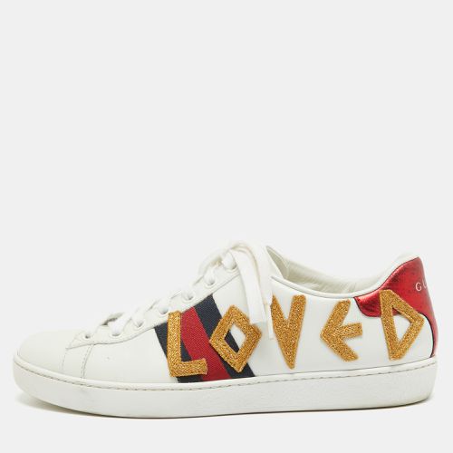 Leather Web Ace Low Top Sneakers Size 36.5 - Gucci - Modalova