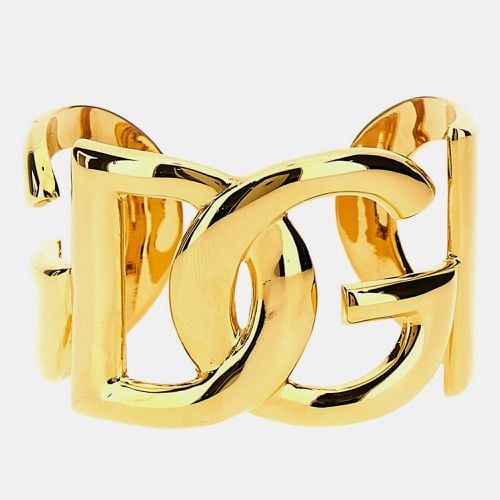 Brass Dg Bangle - Dolce & Gabbana - Modalova