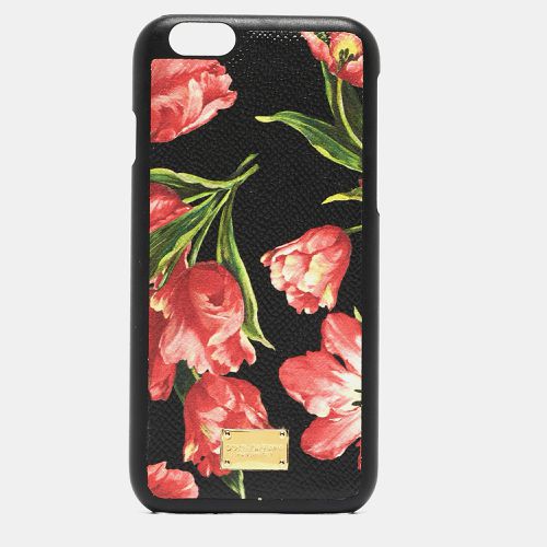 Floral Print Leather iPhone 6 Case - Dolce & Gabbana - Modalova