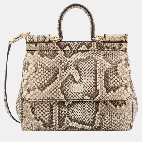 Animalier Print Siciliy Handbag - Dolce & Gabbana - Modalova