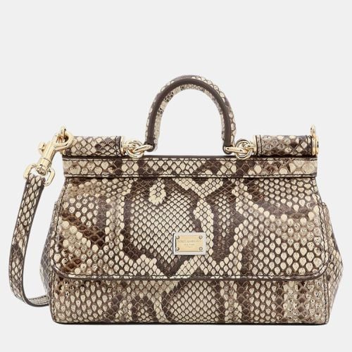 Animalier Print Handbag - Dolce & Gabbana - Modalova