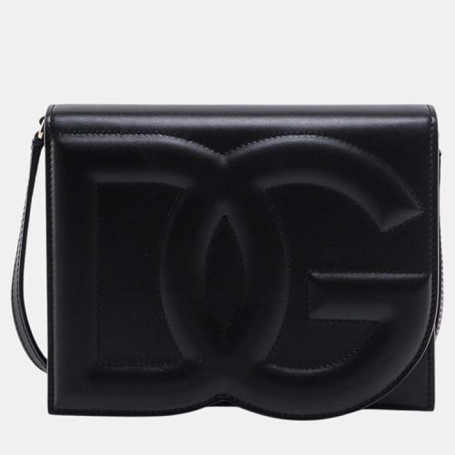 Leather DG Logo Shoulder Bag - Dolce & Gabbana - Modalova