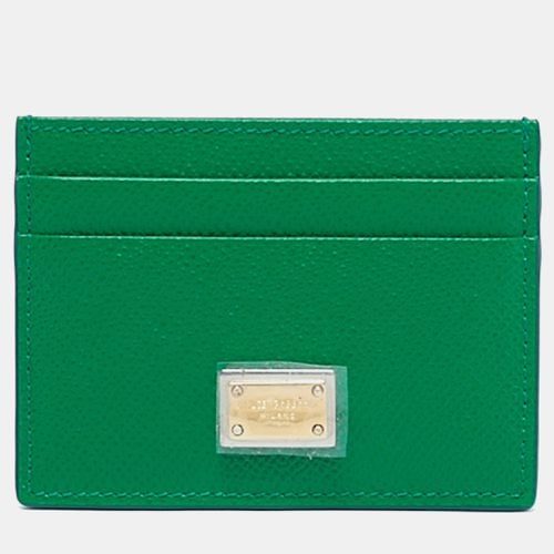 Leather Card Holder - Dolce & Gabbana - Modalova