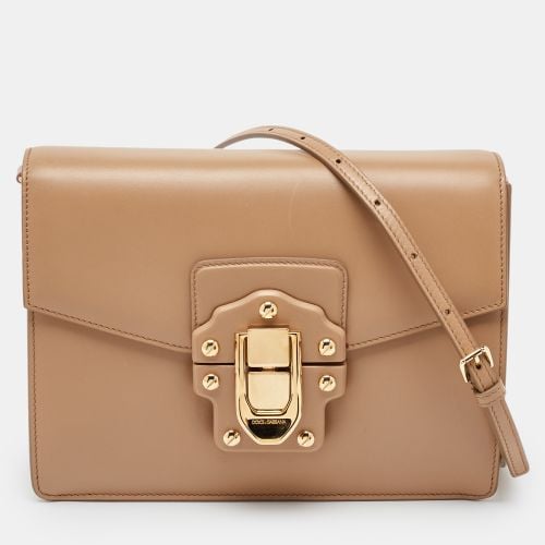 Leather Lucia Shoulder Bag - Dolce & Gabbana - Modalova