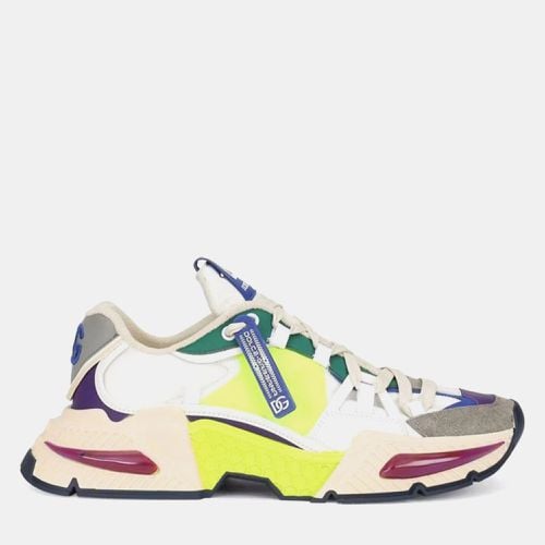 White Yellow Red Mixed-Material Airmaster Sneaker 42 - Dolce & Gabbana - Modalova