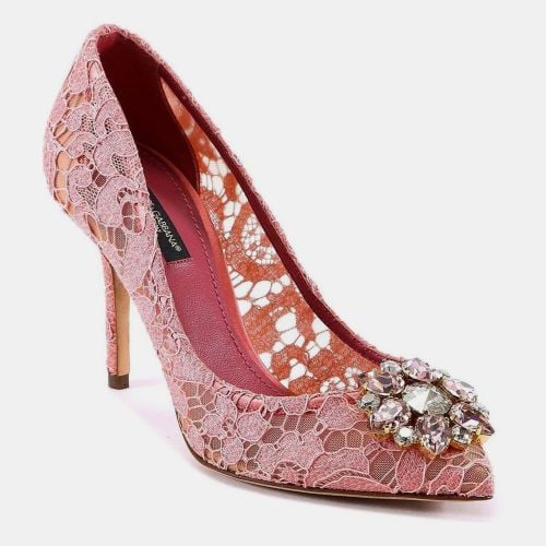 Bellucci Embellished Lace Stilettos Women’s IT 39 - Dolce & Gabbana - Modalova