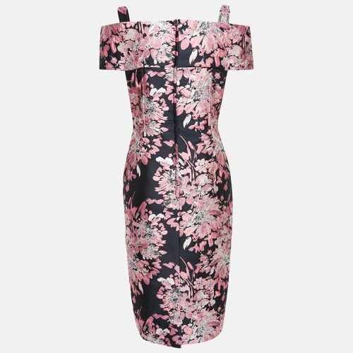 Pink Lurex Jacquard Off-Shoulder Midi Dress L - Dolce & Gabbana - Modalova