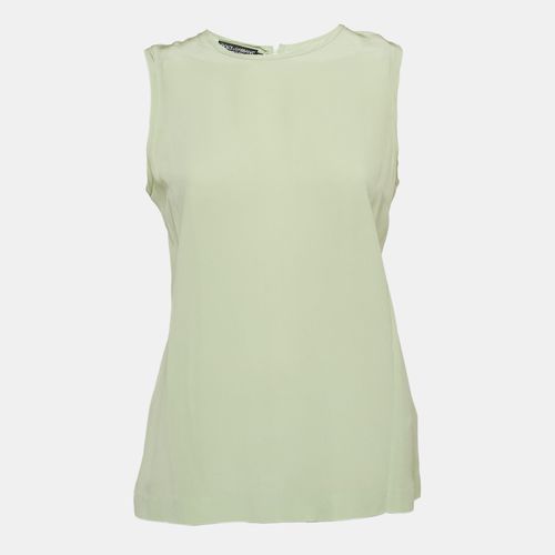 Silk Sleeveless Top S - Dolce & Gabbana - Modalova