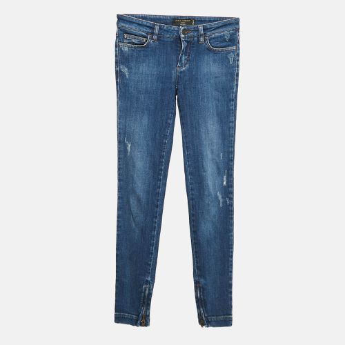 Ripped Denim Pretty Jeans XS Waist 26" - Dolce & Gabbana - Modalova