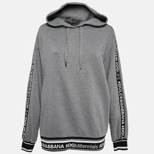 Logo Band Jersey Hooded Sweatshirt S - Dolce & Gabbana - Modalova