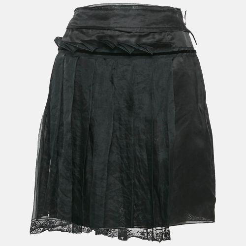 Crepe Pleated Mini Skirt L - Dolce & Gabbana - Modalova