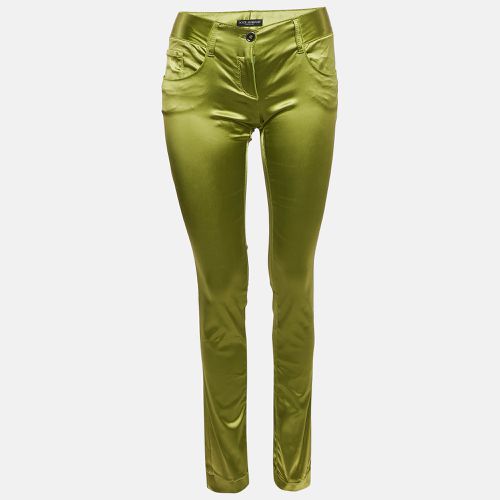 Satin Trousers XS - Dolce & Gabbana - Modalova