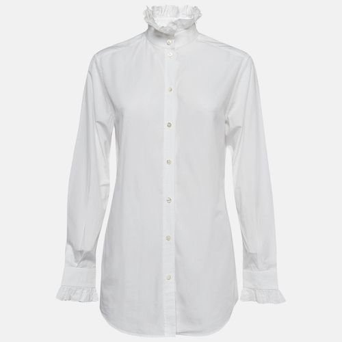 Poplin Ruffled Shirt S - Dolce & Gabbana - Modalova