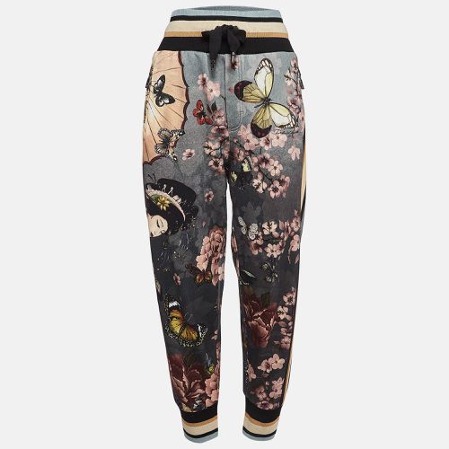 Floral Print Cotton Joggers L - Dolce & Gabbana - Modalova