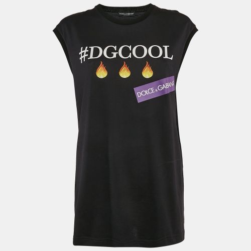 DGCOOL Print Jersey Sleeveless T-Shirt S - Dolce & Gabbana - Modalova