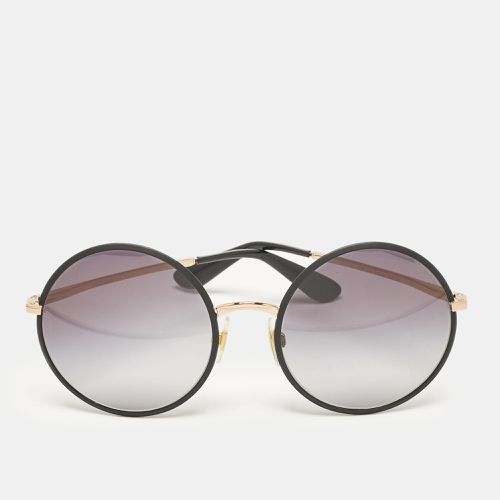 Black/ Gradient DG2155 Round Sunglasses - Dolce & Gabbana - Modalova