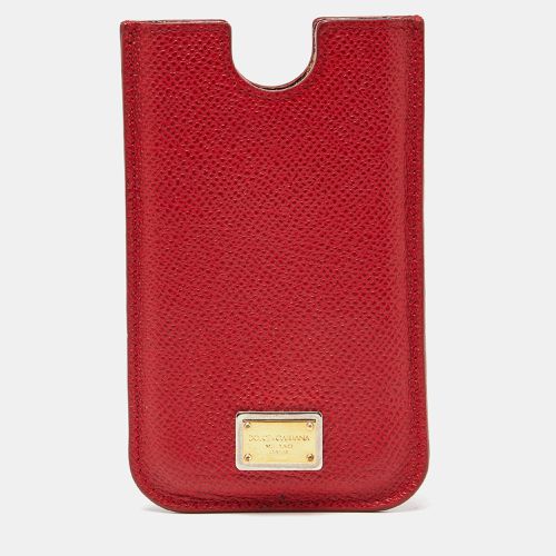 Leather iPhone 4G Case - Dolce & Gabbana - Modalova