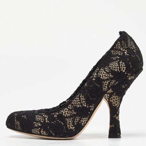 Lace Round Toe Pumps Size 37.5 - Dolce & Gabbana - Modalova