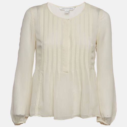 Silk Pleated Jayne Blouse S - Diane Von Furstenberg - Modalova