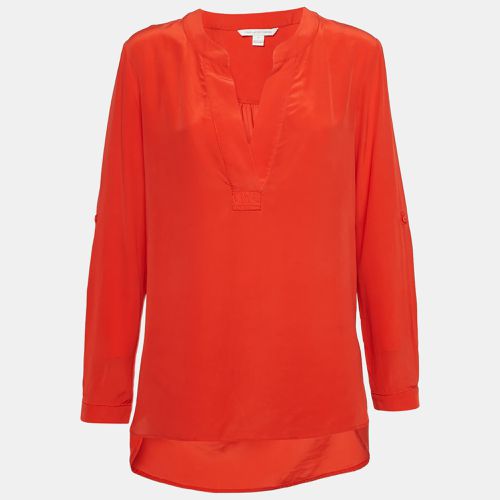 Silk Half Placket Blouse M - Diane Von Furstenberg - Modalova