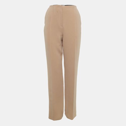 Tan Stretch Crepe High-Rise Trousers M - Diane Von Furstenberg - Modalova