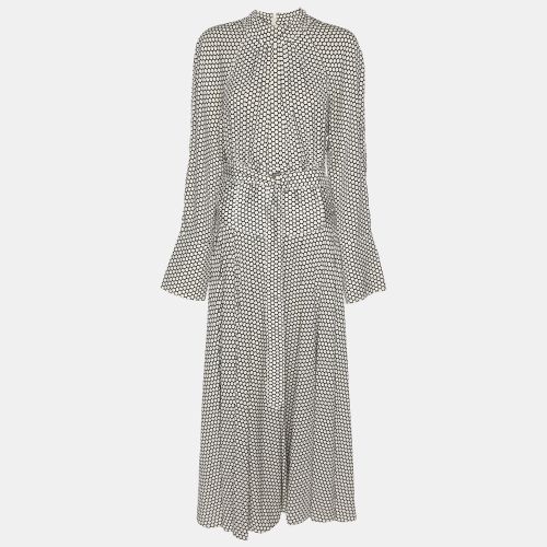 Black Dot Print Stretch Silk Belted Maxi Dress XL - Diane Von Furstenberg - Modalova