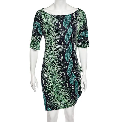 Printed Silk Knee Length Dress S - Diane Von Furstenberg - Modalova