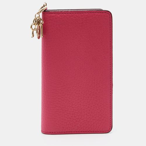 Magenta Leather iPhone 6 Folio Case - Dior - Modalova