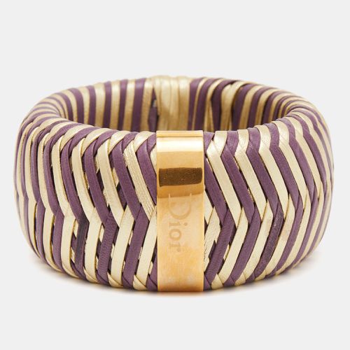 Bicolor Leather Tone Bracelet - Dior - Modalova