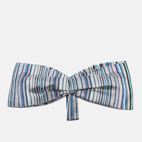 Striped Silk Detachable Bow One Size - Dior - Modalova