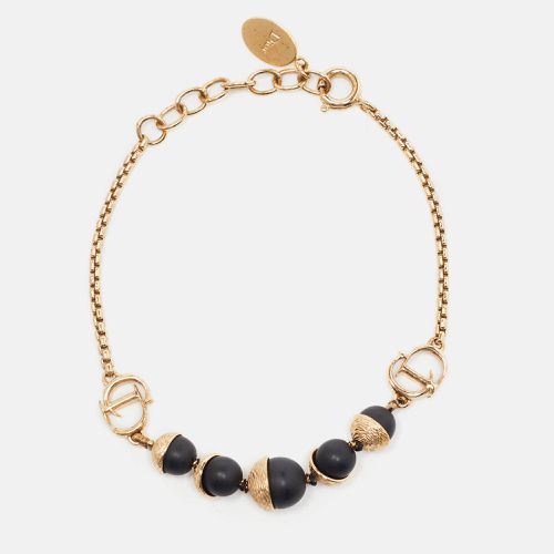 Miss En Bead Gold Tone Bracelet - Dior - Modalova