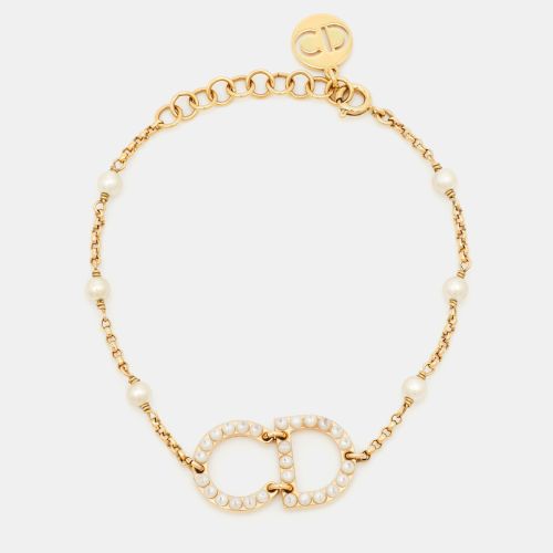 Clair D Lune CD Faux Pearl Tone Bracelet - Dior - Modalova