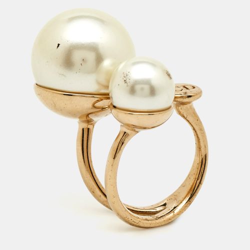 Ultra Faux Pearl Tone Ring Size 49 - Dior - Modalova